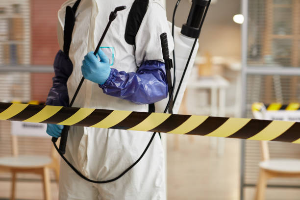 Professional Blood Cleanup technician working in Yoakum, TX